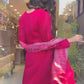 Partywear Designer Viscose Silk With Lining Red Stitched Suit With Dupatta - Tanisha | Swadesiicart