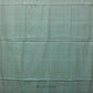 Sea Blue Khadi Cotton Handloom Plain Saree with Temple Border Design - Global Threads | Swadesiicart