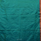 Sea Blue Paithani Silk Handloom Saree with Triple Muniya Border Design - Global Threads | Swadesiicart