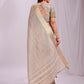 Shree Shyam Fashion Organza Cream Saree