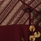 Ahalyaa Wine Crepe Glitter Print Kids Kurta For Girls | Swadesiicart
