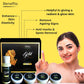 Prisa Organics Gold Facial Kit For Radiant & Glowing Skin - Cleanses & Rejuvenates Skin, Removes Dead Skin, Blackheads - Swadesiicart