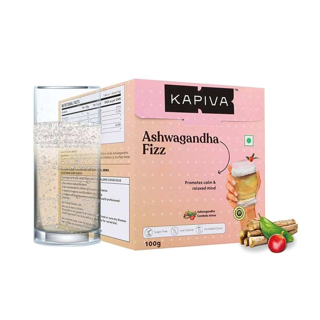 Kapiva Ayurveda Ashwagandha Fizz - Jeera | Swadesiicart