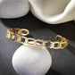 NVR Men's Gold-Polished Metal Cuff Bracelet - NR Retail-NVR