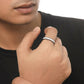 NVR Men's Silver Metal Ring - Swadesiicart