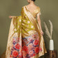 Shree Shyam Fashion Linen Cotton Mhendi Green Saree