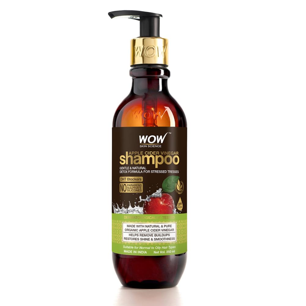Wow Skin Science Apple Cider Vinegar Shampoo - Swadesiicart