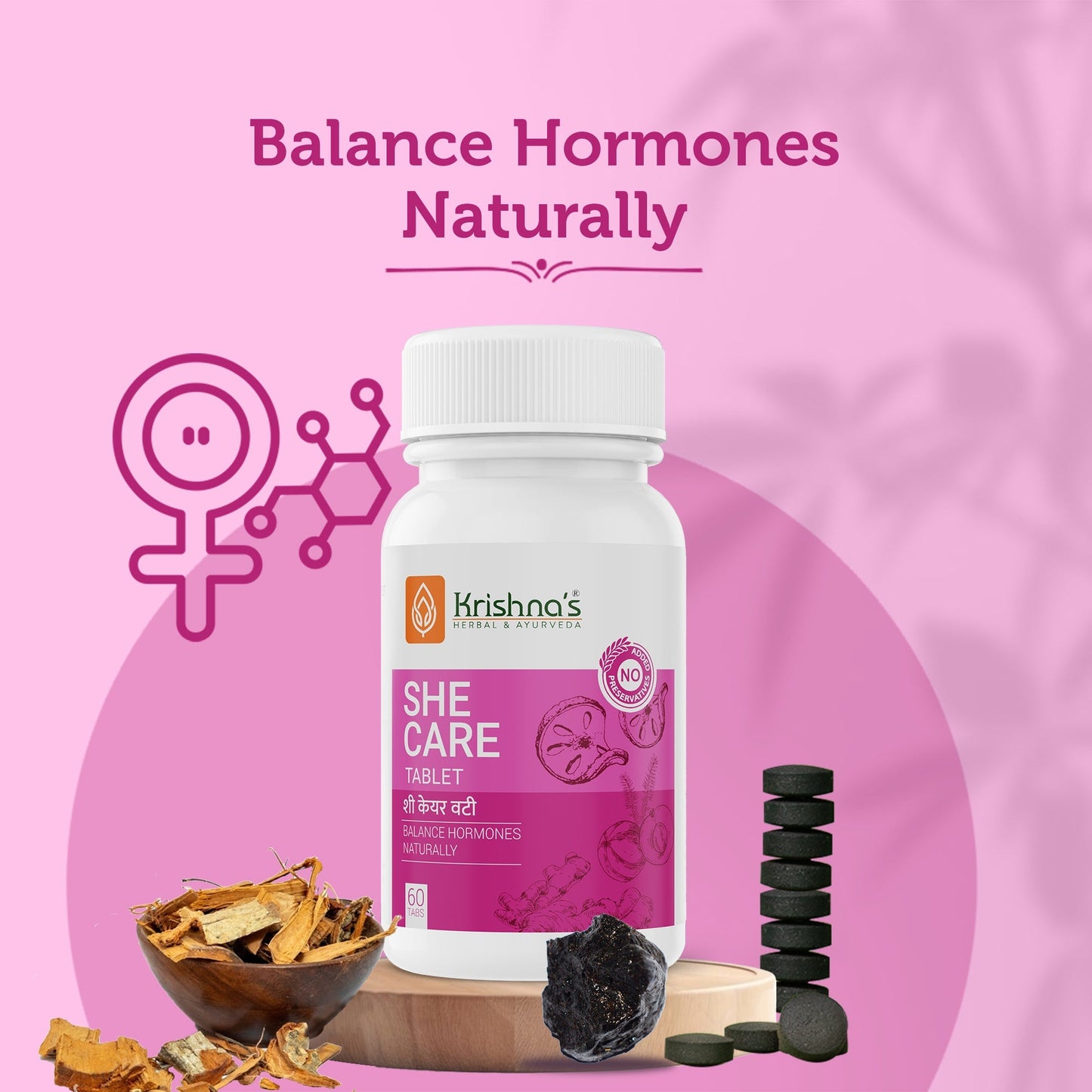 Krishna'S Herbal & Ayurveda She Care Tablets | Swadesiicart