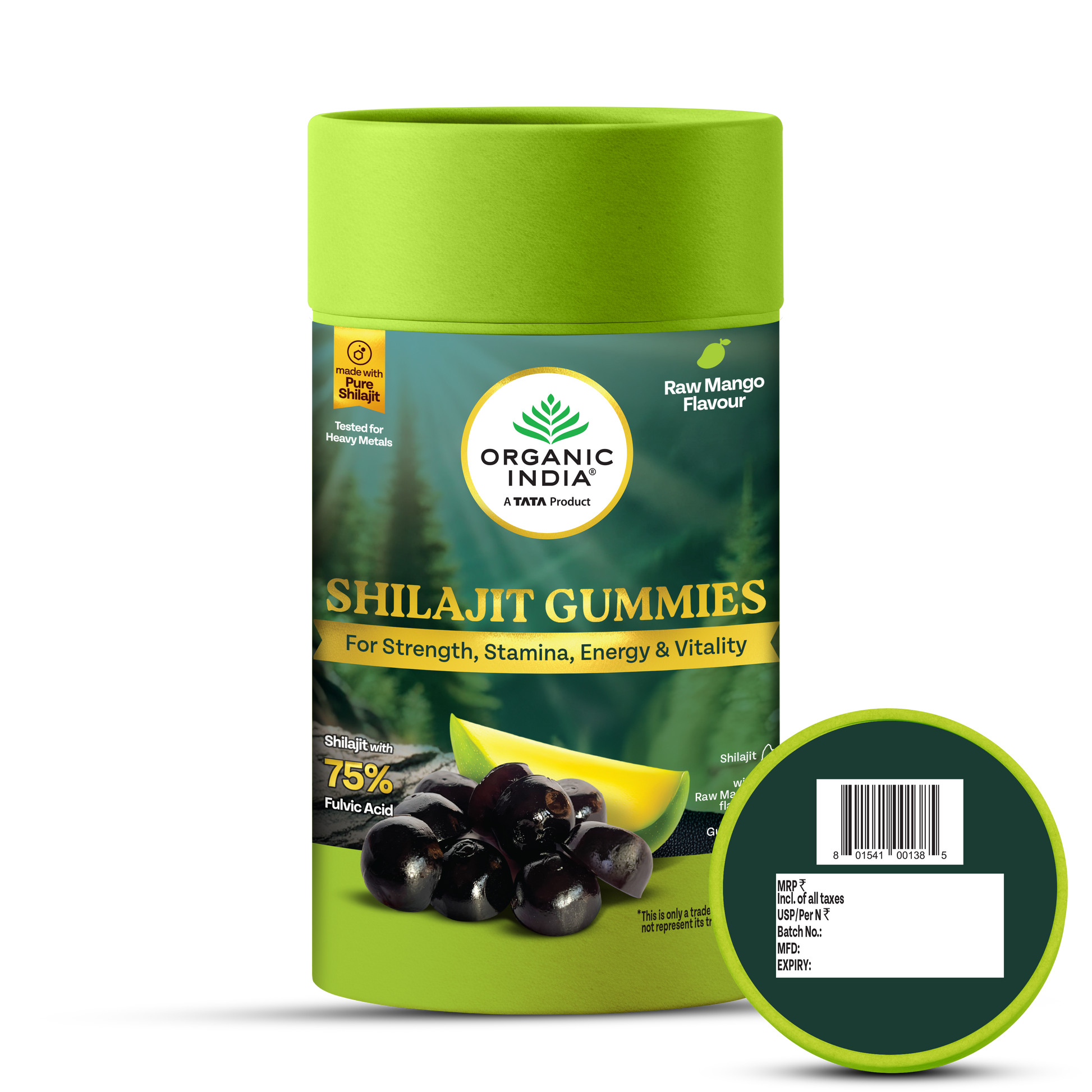 Shilajit Gummies Raw Mango
