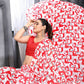 Aayaa Designer Printed Georgette Saree - Multi Color