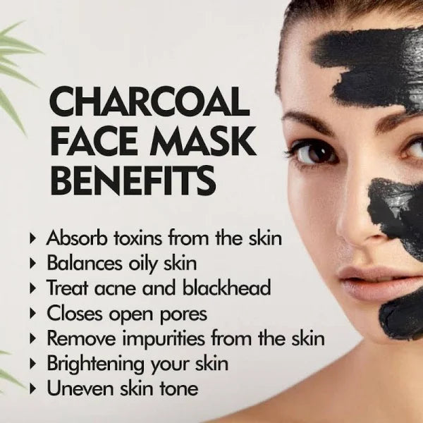 Nuerma Science Charcoal Face Mask | Deep Cleanse and Exfoliates | Swadesiicart