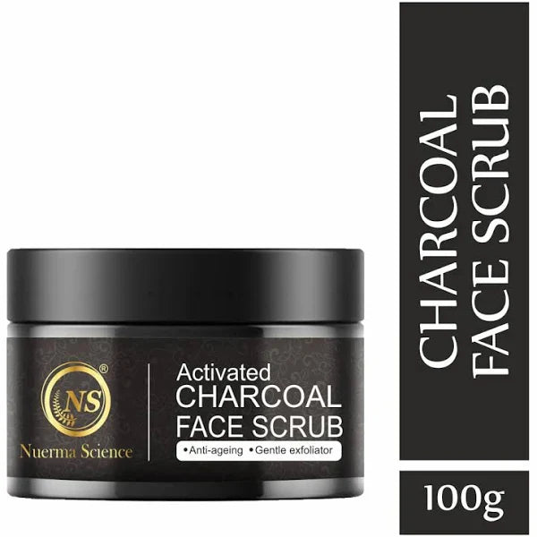 Nuerma Science Charcoal Face Scrub | Remove Dead Skin Cells & Cleanse Deeply | Swadesiicart