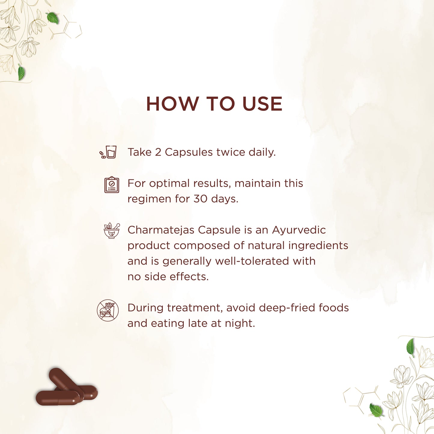 Shreevarma Charmatejas Capsules - Swadesiicart