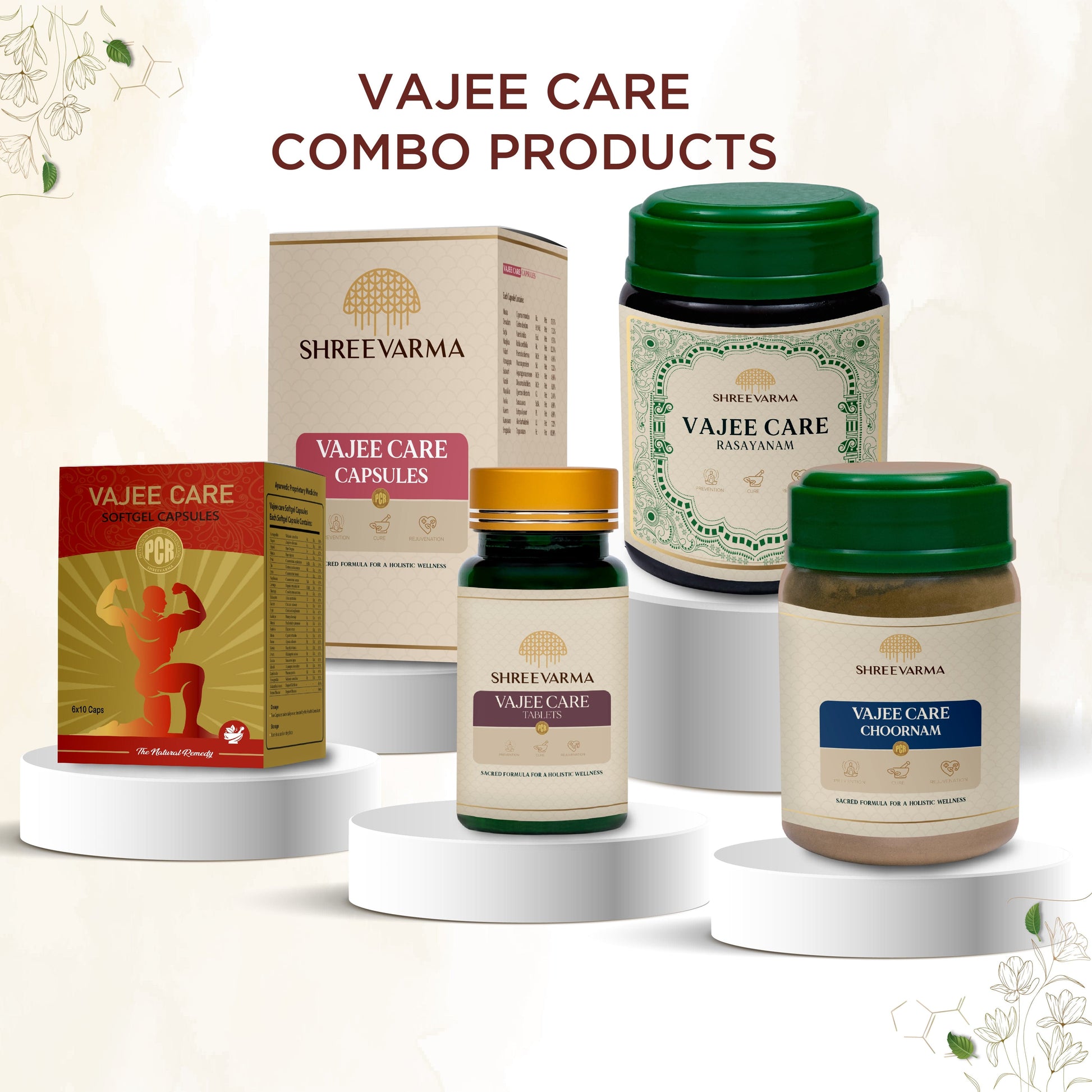 Shreevarma Vajee Care Choornam Men’s Wellness | Swadesiicart