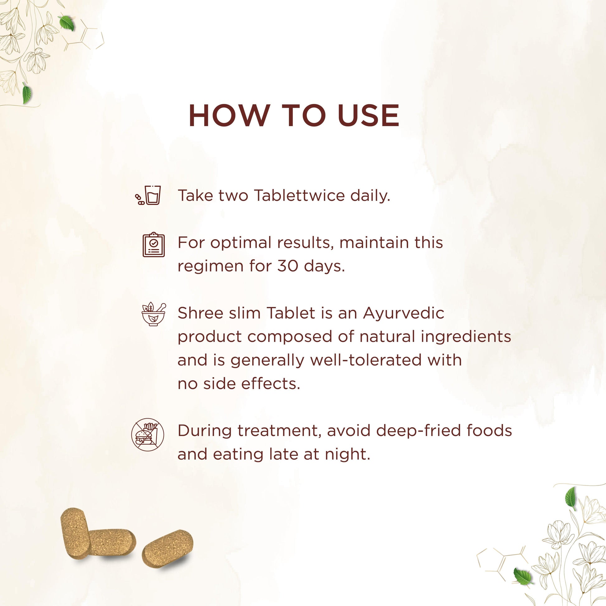 Shreevarma Shree Slim Tablets | Swadesiicart