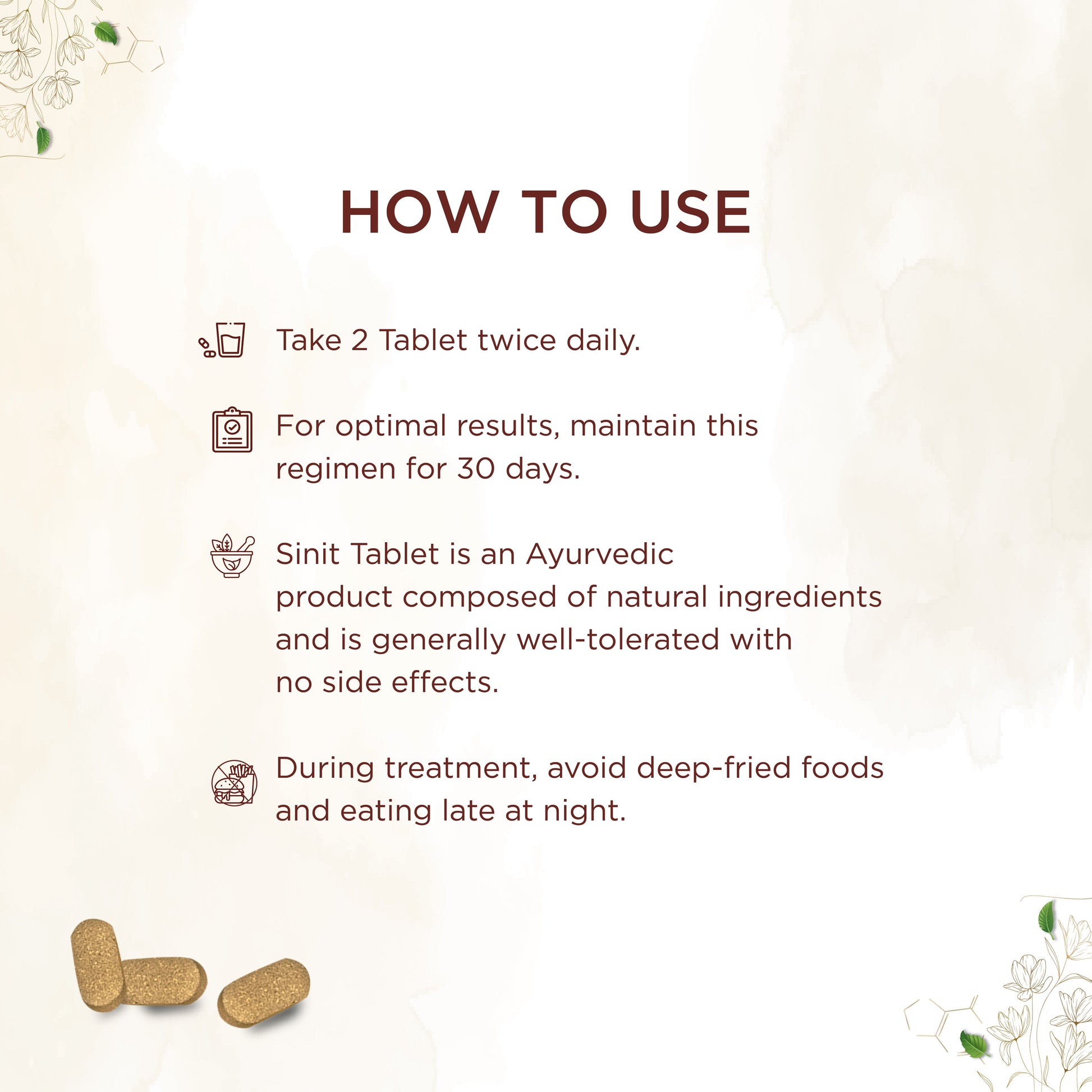 Shreevarma Sinit Tablets - Swadesiicart