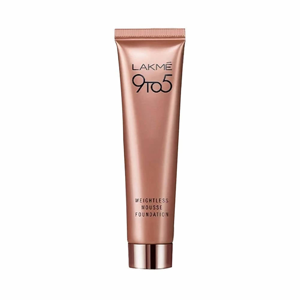 Lakme 9 to 5 Weightless Mousse Foundation - Rose Ivory - Swadesiicart