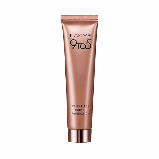 Lakme 9 to 5 Weightless Mousse Foundation - Rose Ivory - Swadesiicart