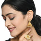 Mominos Fashion Gold-Polished with Pearls Ring | Swadesiicart