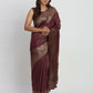 Shree Shyam Fashion Linen Cotton Purple Saree