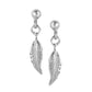 Rose Gold-Polished Dangling Chain Drop Earring - Wahe Jewels - Swadesiicart