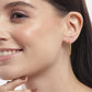 Rose Gold-Polished Cz Fancy Drop Earring - Wahe Jewels - Swadesiicart