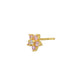 Premium Jewellery - Metallic & Pink Toned Cz Studded Silver - Plated Square Shaped Oxidised Drop Earrings - Wahe Jewels - Swadesiicart