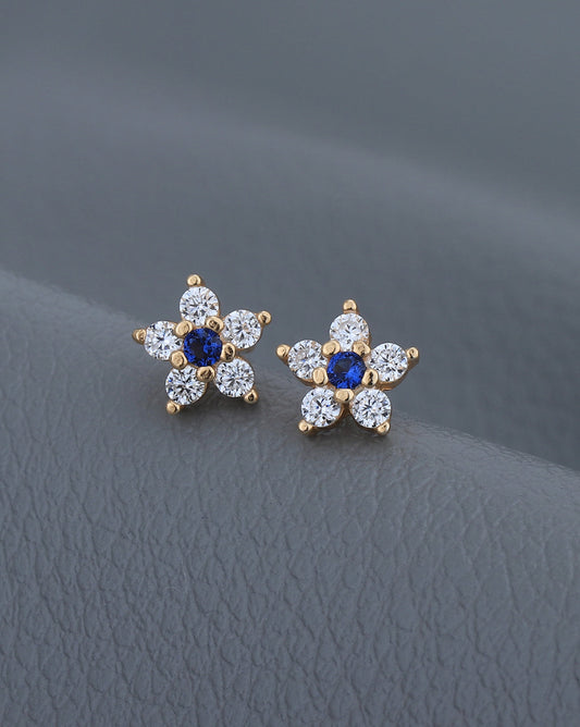Silver - Toned Butterfly Shaped Studs Earrings - Wahe Jewels - Swadesiicart