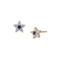 Silver - Toned Butterfly Shaped Studs Earrings - Wahe Jewels - Swadesiicart