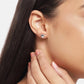 Rhodium Plated With Cz Ear Cuff Earring - Wahe Jewels - Swadesiicart