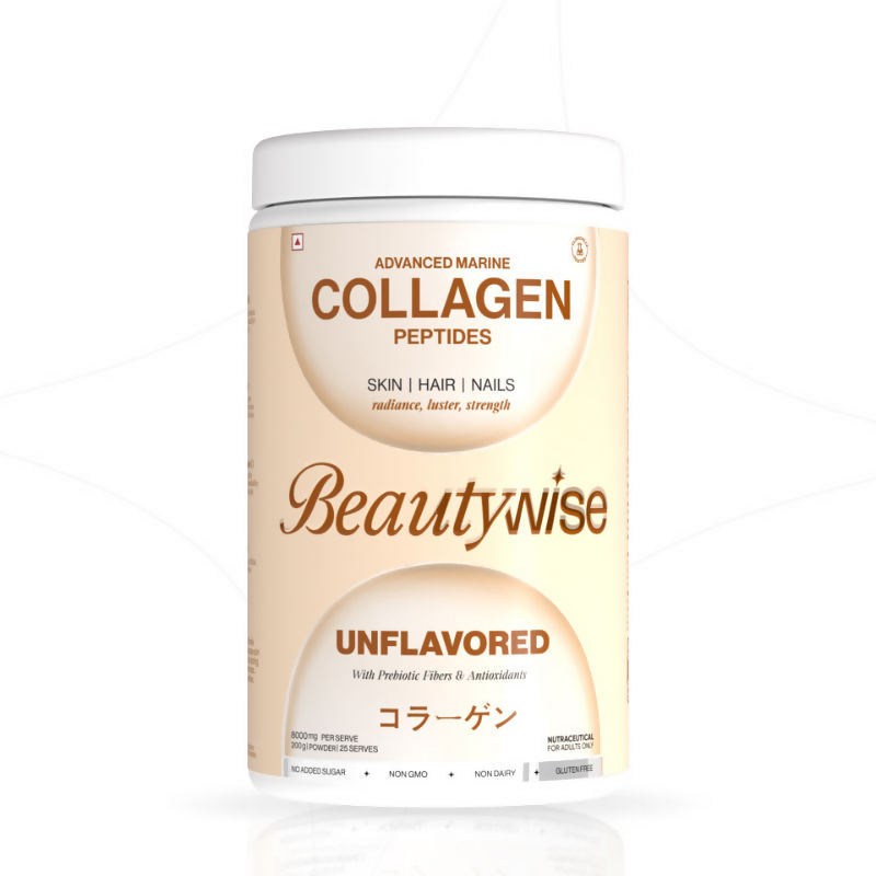 Beautywise Advanced Marine Collagen Peptides Powder - Unflavored | Swadesiicart