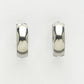 NVR Men's Set of 3 Multicolor Rhodium-Plated Stainless Steel Hoop Earrings - Swadesiicart