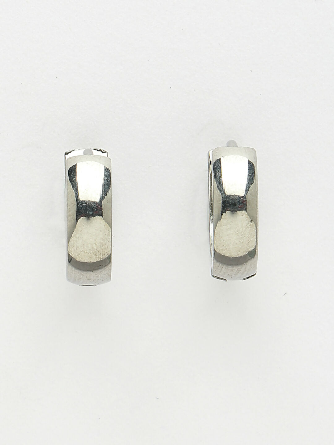 NVR Men's Set of 3 Multicolor Rhodium-Plated Stainless Steel Hoop Earrings - Swadesiicart