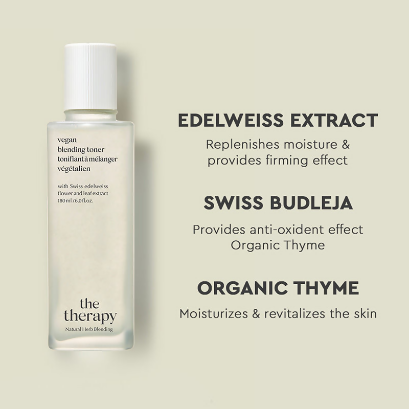 The Face Shop The Therapy Vegan Blending Toner - Korean Skincare | Swadesiicart