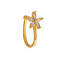 Ruby Raang Gold Star Nose Pin | Swadesiicart
