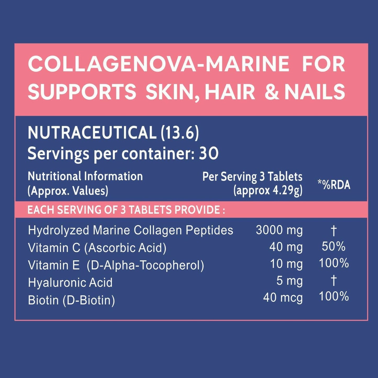 Carbamide Forte Hydrolyzed Marine Collagen Tablets - Swadesiicart
