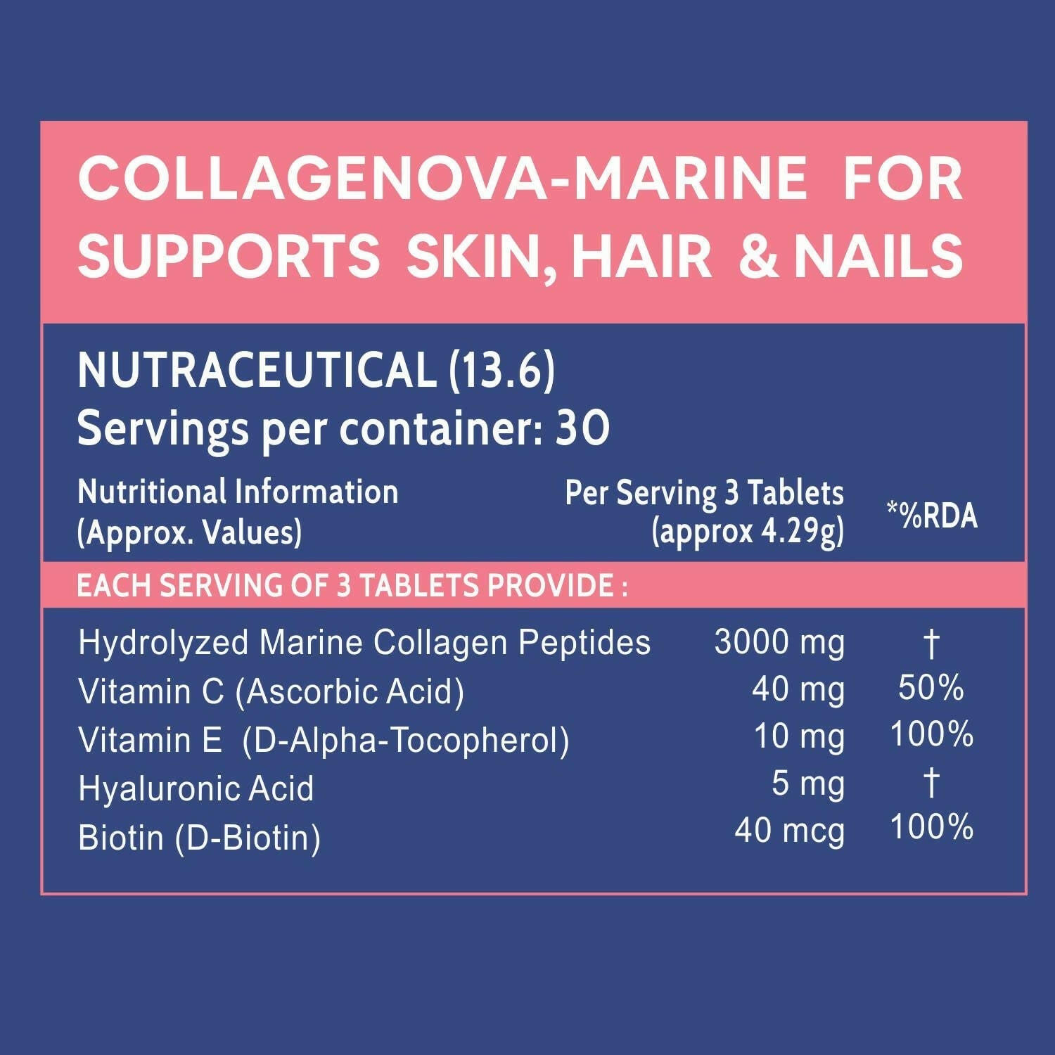 Carbamide Forte Hydrolyzed Marine Collagen Tablets - Swadesiicart