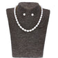J Pearls 1 Line Oval Pearl Necklace - Real Pearl Jewelry | Swadesiicart