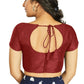 Aastha Fashion Women's Maroon Art Silk Designer Festive Wear Readymade Blouse