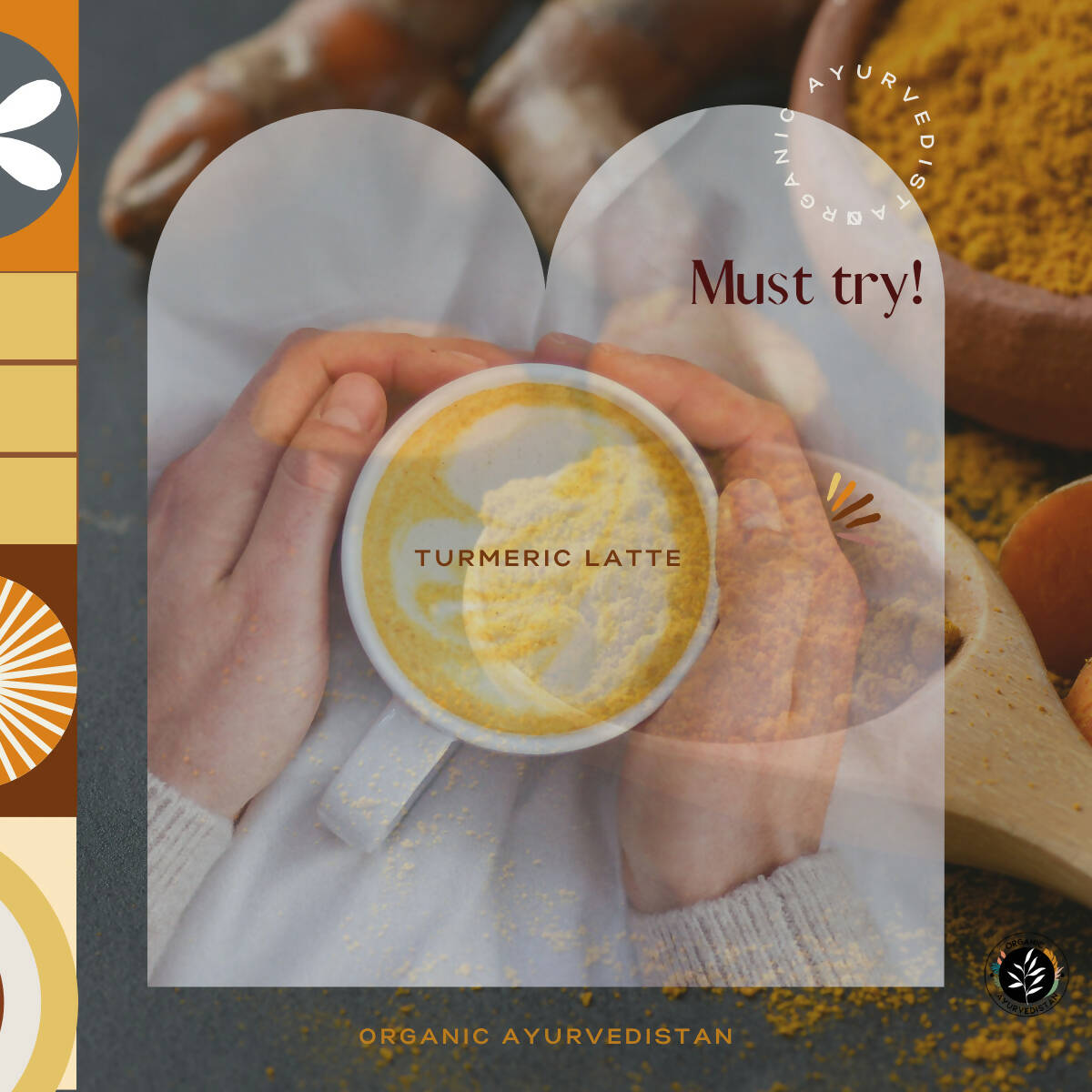 Organic Ayurvedistan Turmeric Powder - Swadesiicart