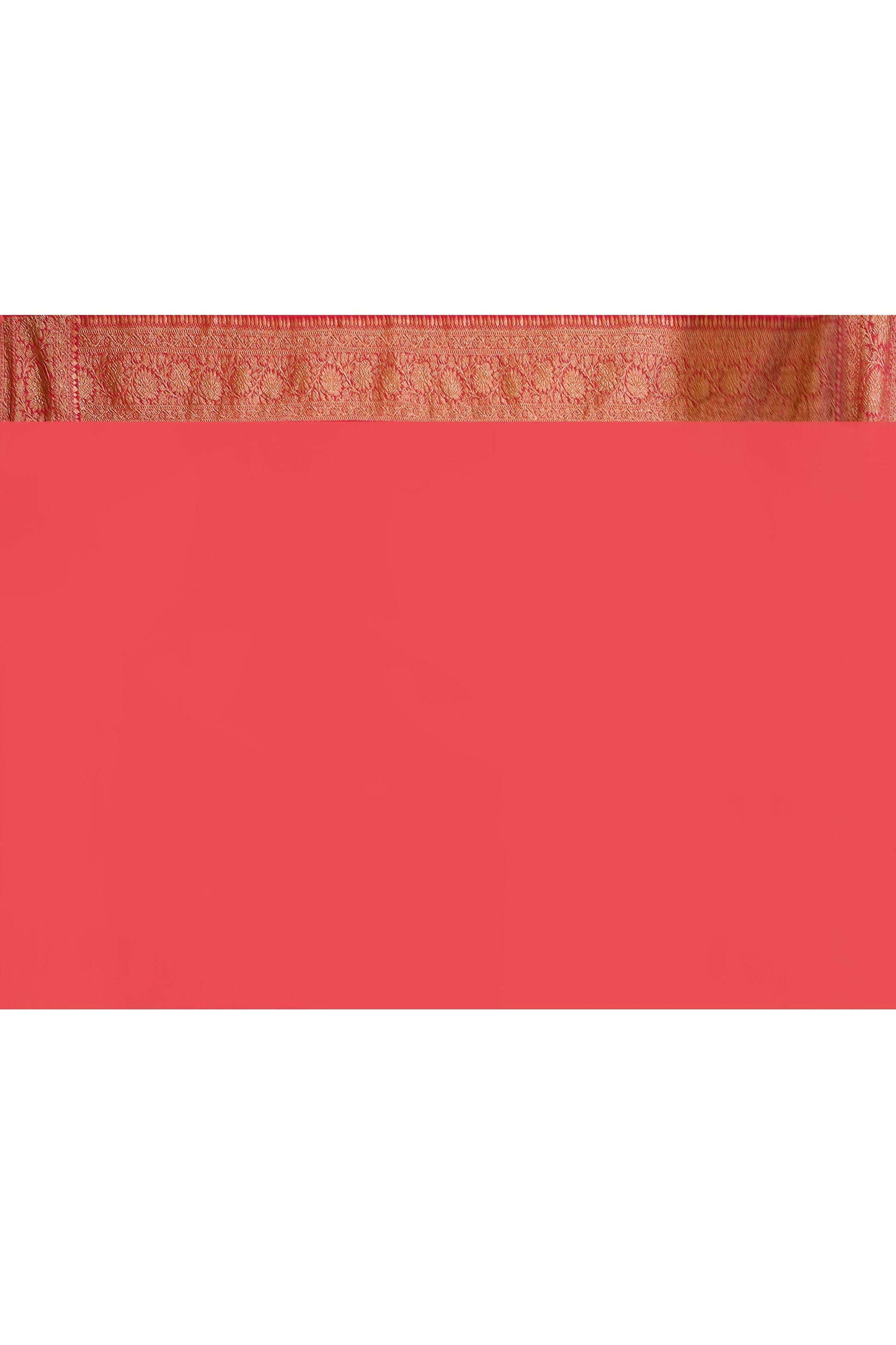 Joban Fashion Green Crepe Chiffon Pure Handloom Banarasi Silk Saree | Swadesiicart