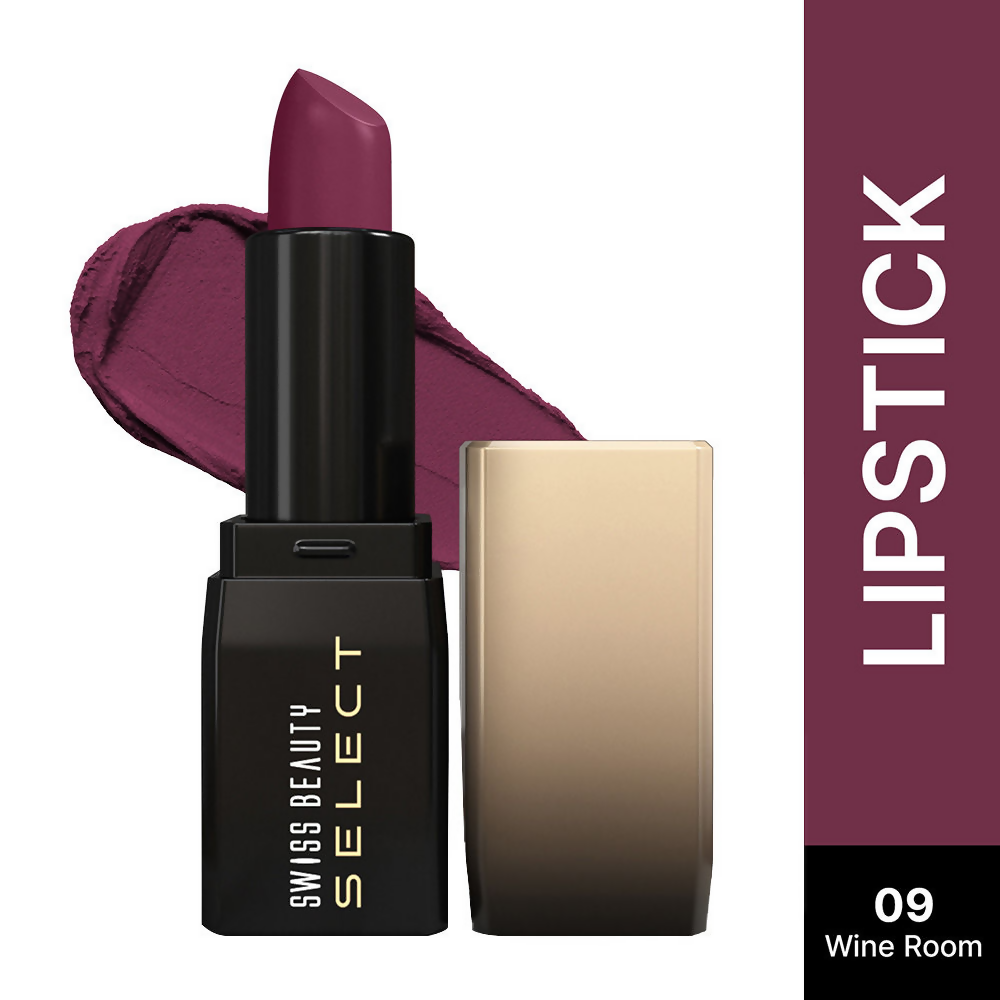 Swiss Beauty Select Dare To Matte Lipstick - 9 Wine Room | Swadesiicart
