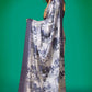 Aayaa Designer Printed Satin Saree - Multi Color