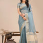 Shree Shyam Fashion Seoul Sea Green Organza Saree