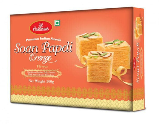 Haldiram's Soan Papdi Orange | Swadesiicart