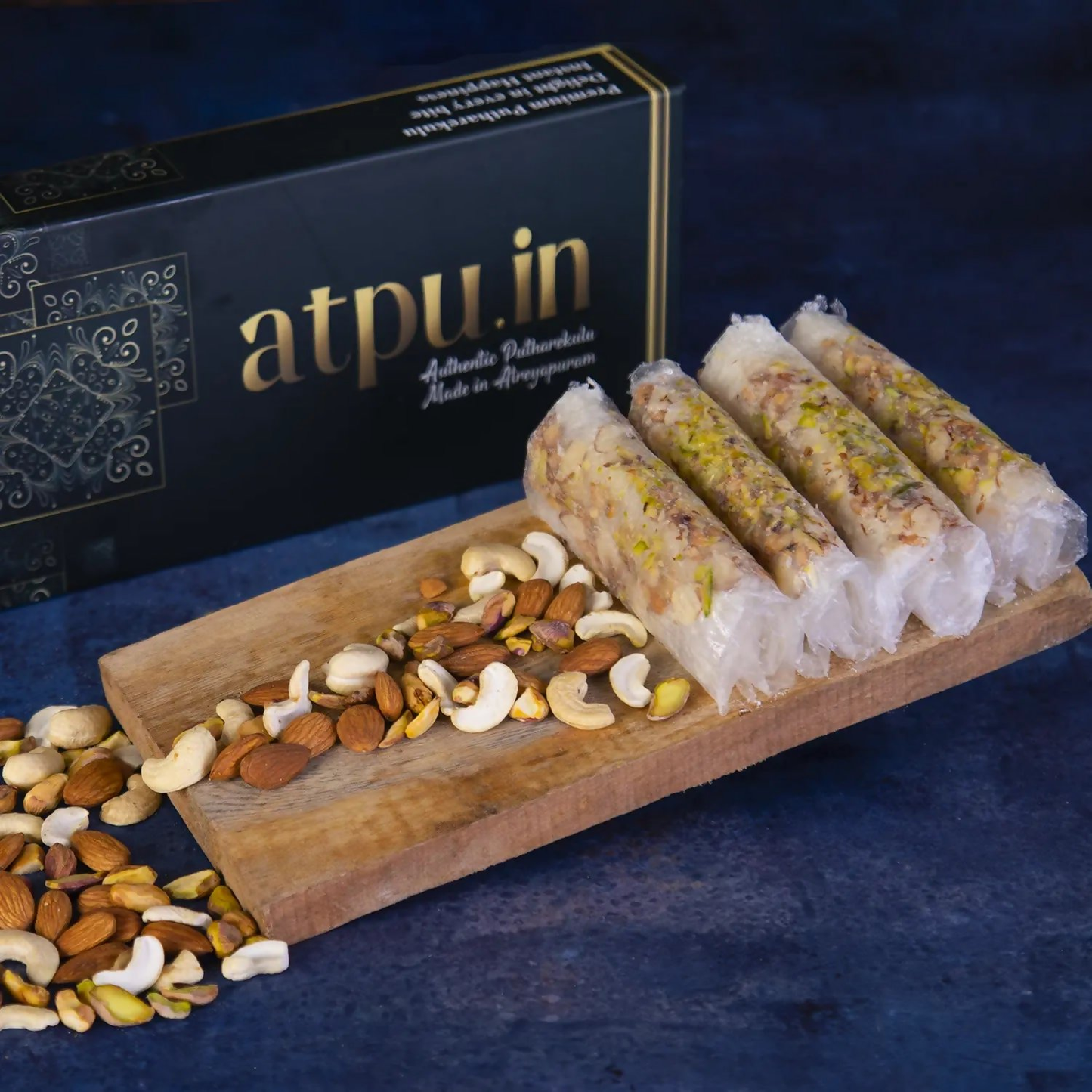ATPU’s Traditional Dry Fruits Putharekulu with Sugar | Swadesiicart