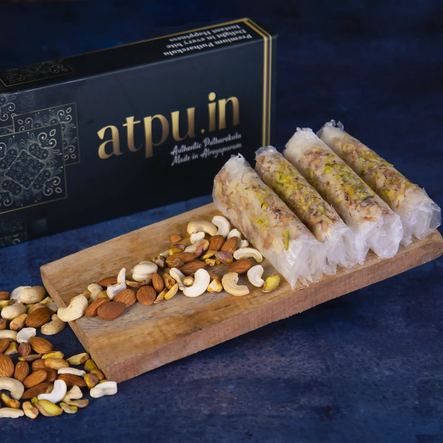 ATPU’s Traditional Dry Fruits Putharekulu with Sugar | Swadesiicart