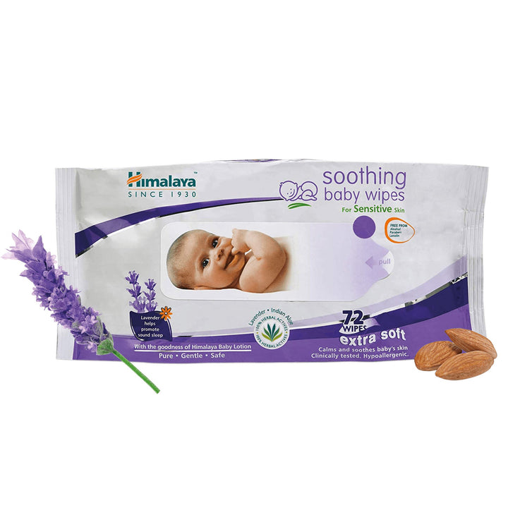 Himalaya Herbals - Soothing Baby Wipes - Swadesiicart