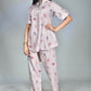 Morchari Digital Print Semi Muslin Co-Ord Set Top & Trouser-Multicolor - Swadesiicart