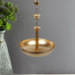 CraftVatika Gold-Toned Hanging Urli Bowl Showpiece | Swadesiicart
